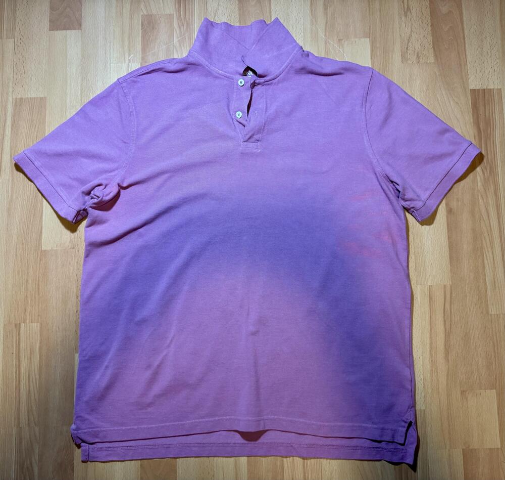 Merona Polo Shirt Mens XL Purple Classic Fit Short Sleeve Casual Cotton Blend